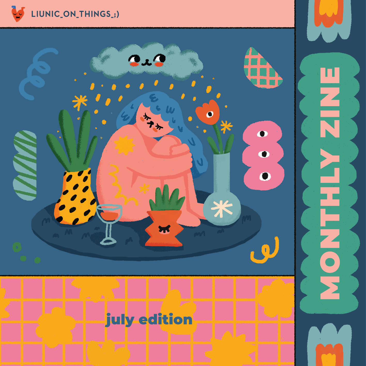 Liunic sur Things Monthly Zine : édition de juillet !