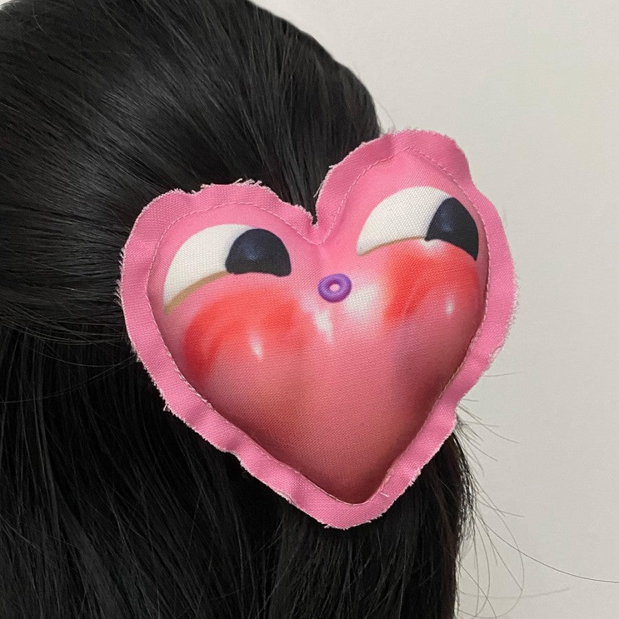 Heart Space Puffy Hair Tie