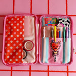 Cosmic Carnival Pencil Case - Liunic on Things | Ipad Mini Sleeve | Multipurpose Pouch