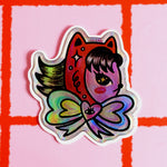 Cosmic Carnival Sticker 3D Hologram