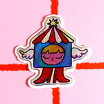 Cosmic Carnival Sticker 3D Hologram