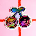 Cosmic Carnival Sticker 3D Hologram