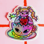 Cosmic Carnival Sticker 3D Hologram