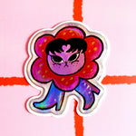 Cosmic Carnival Sticker 3D Hologram