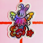 Cosmic Carnival Sticker 3D Hologram