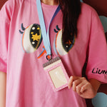 Cosmic Carnival Faux Leather Card Sleeve