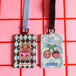 Cosmic Carnival Faux Leather Card Sleeve
