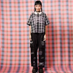 Plaid Playdate Black Butterfly Shirt | Liunic on Things | Kemeja