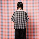 Plaid Playdate Black Butterfly Shirt | Liunic on Things | Kemeja