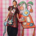 Plaid Playdate Pink Pony Dress | Liunic on Things