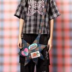 Plaid Playdate Star Slingbag  | Liunic on Things