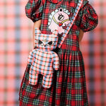 Plaid Playdate Uki The Cat Bag | Liunic on Things