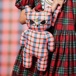 Plaid Playdate Uki The Cat Bag | Liunic on Things
