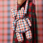 Plaid Playdate Uki The Cat Bag | Liunic on Things