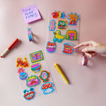 Liunic on Things x Mafazee | Past My Playtime Sticker Sheets