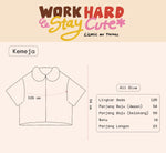 Work Hard Stay Cute Buttoned Shirt | Liunic on Things