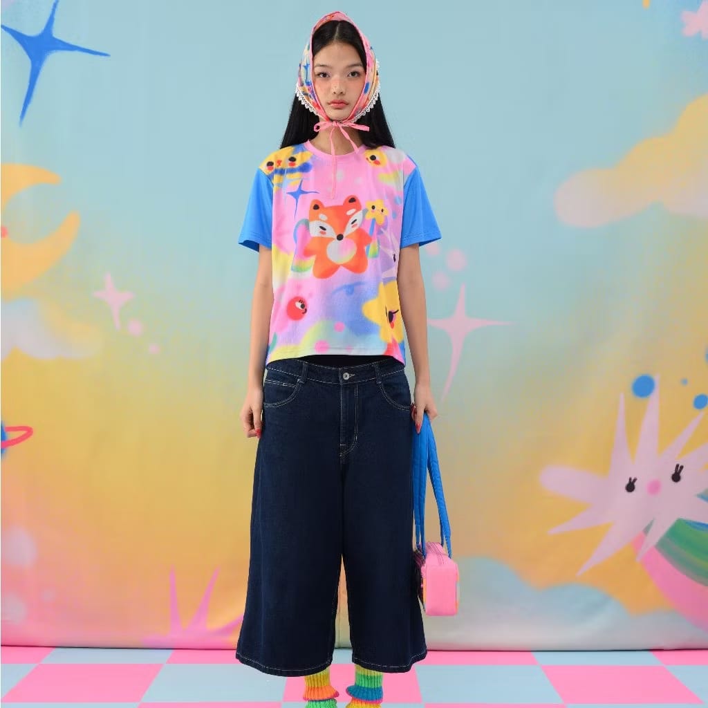 Pixie Pop Dream Full Printed T-shirt | Liunic on Things