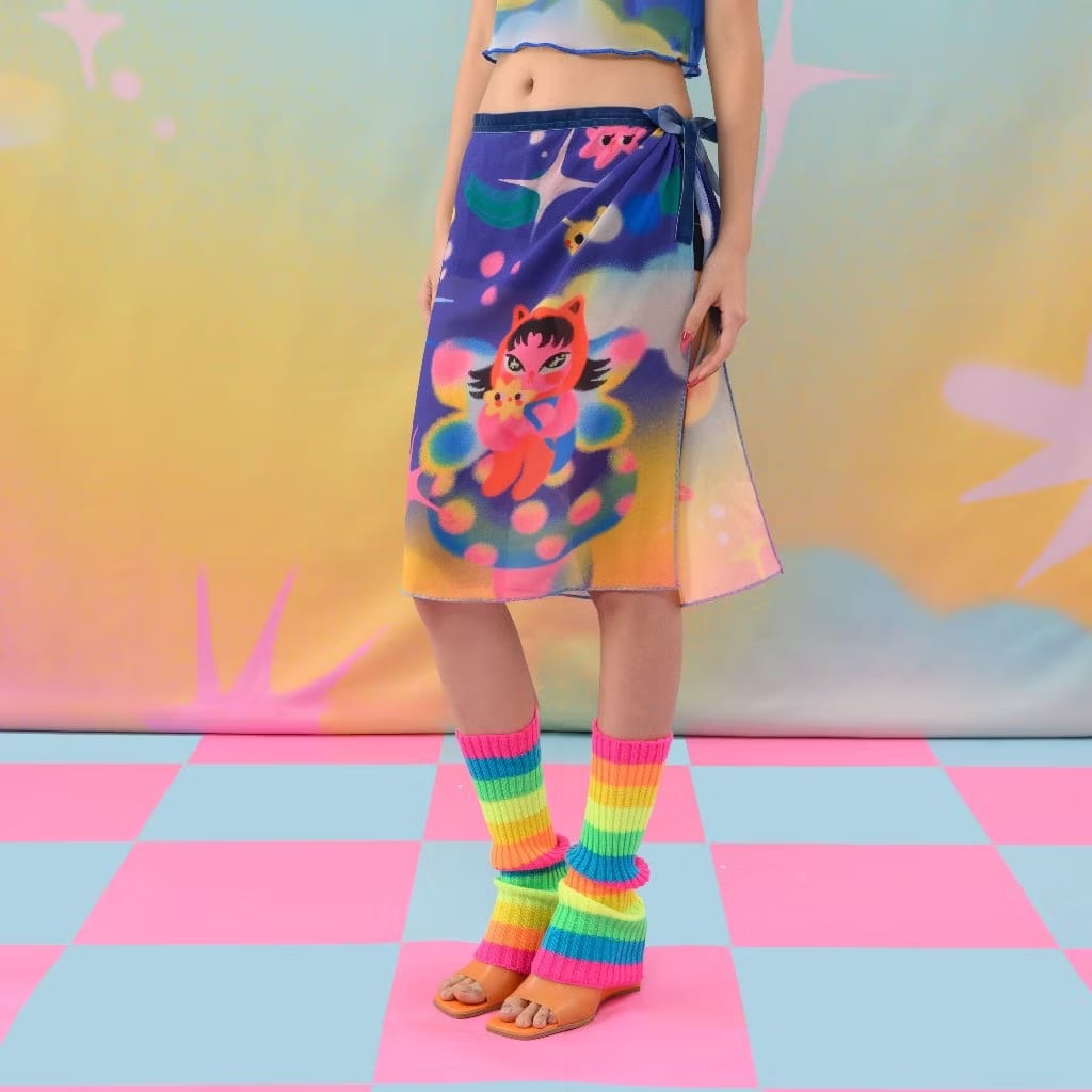 Pixie Pop Dream Wrapped skirt | Liunic on Things