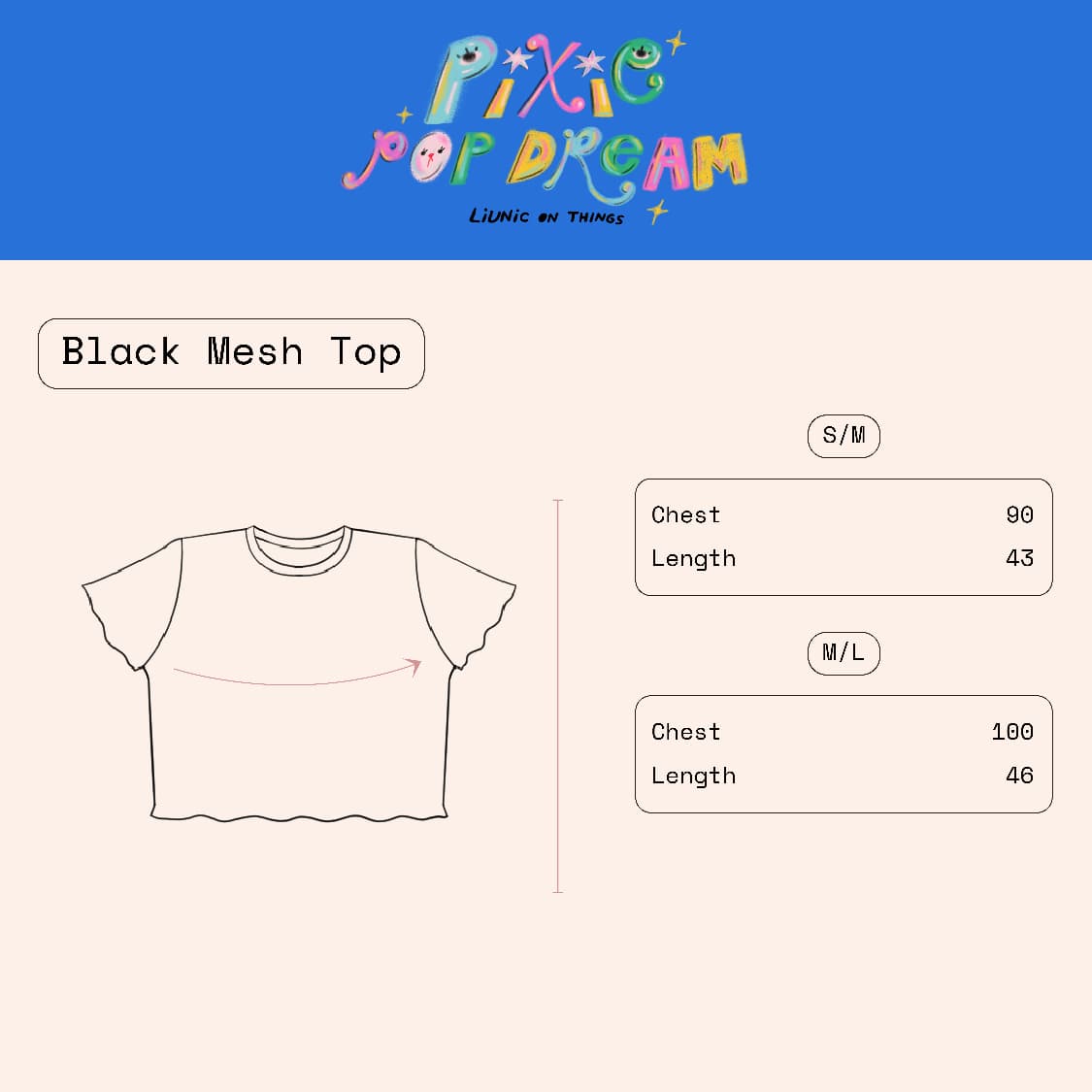 Pixie Pop Dream Mesh Top | Liunic on Things