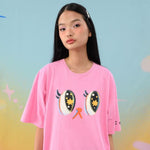 Pixie Pop Dream Pink Oversized T-shirt | Liunic on Things