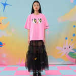 Pixie Pop Dream Pink Oversized T-shirt | Liunic on Things