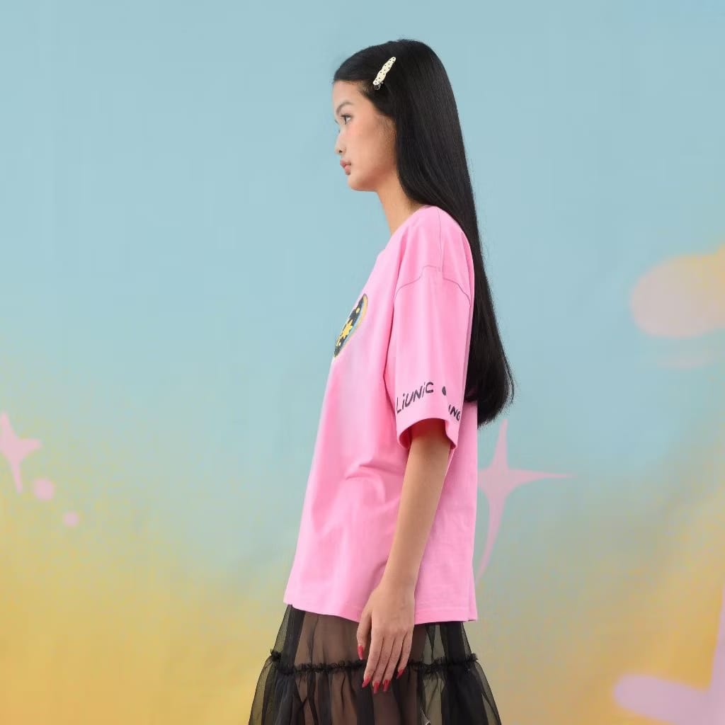 Pixie Pop Dream Pink Oversized T-shirt | Liunic on Things