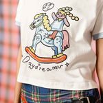 Plaid Playdate Daydreamer Tshirt | Liunic on Things