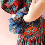 Plaid Playdate Scrunchie | Liunic on Things | Hair Tie
