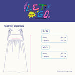 Let Go Black Overall Dress