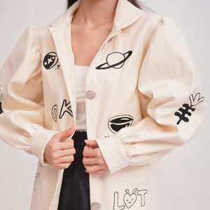 Let Go Outerwear Puff Sleeve