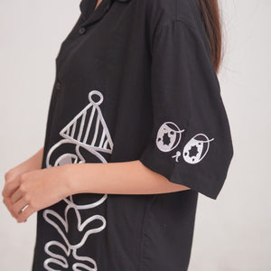 Let Go Embroidery Shirt